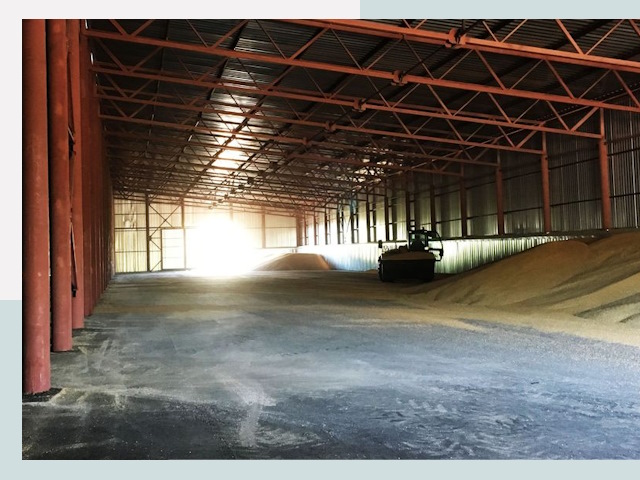 Строительство зернохранилищ в Борисоглебске