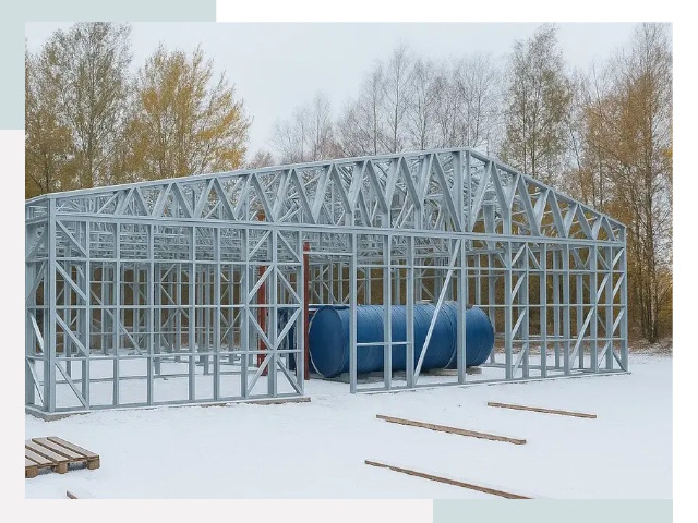 Металлические ангары в Борисоглебске