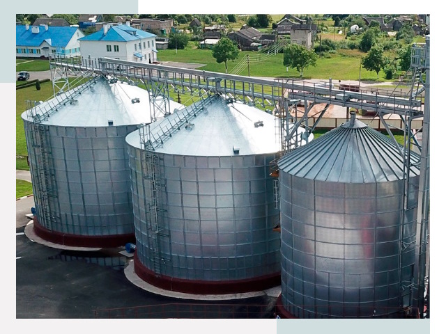 Металлические силосы в Борисоглебске