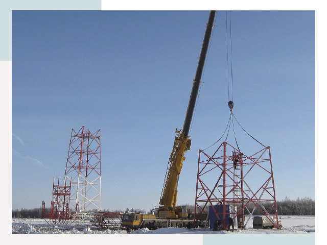 Монтаж вышек связи в Борисоглебске