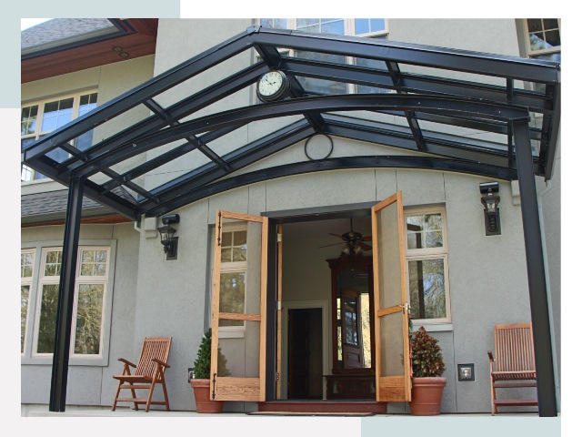 Козырьки металлические в Борисоглебске