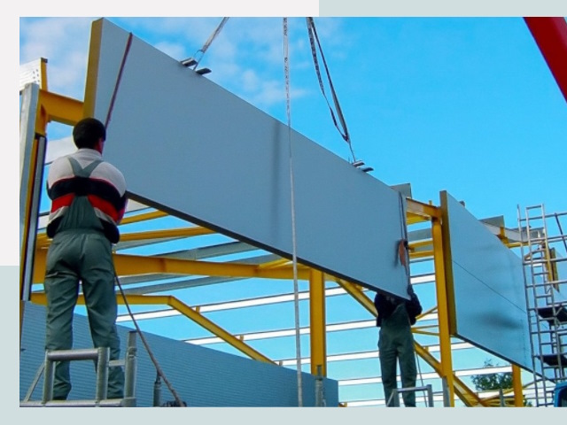 Монтаж сэндвич-панелей в Борисоглебске от 624 руб.